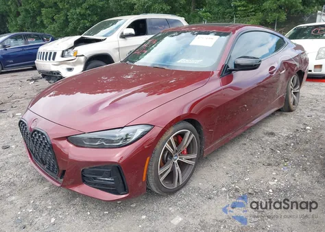 2022 BMW 430I xDrive из США, поврежденный, VIN WBA73AP09NCK28311